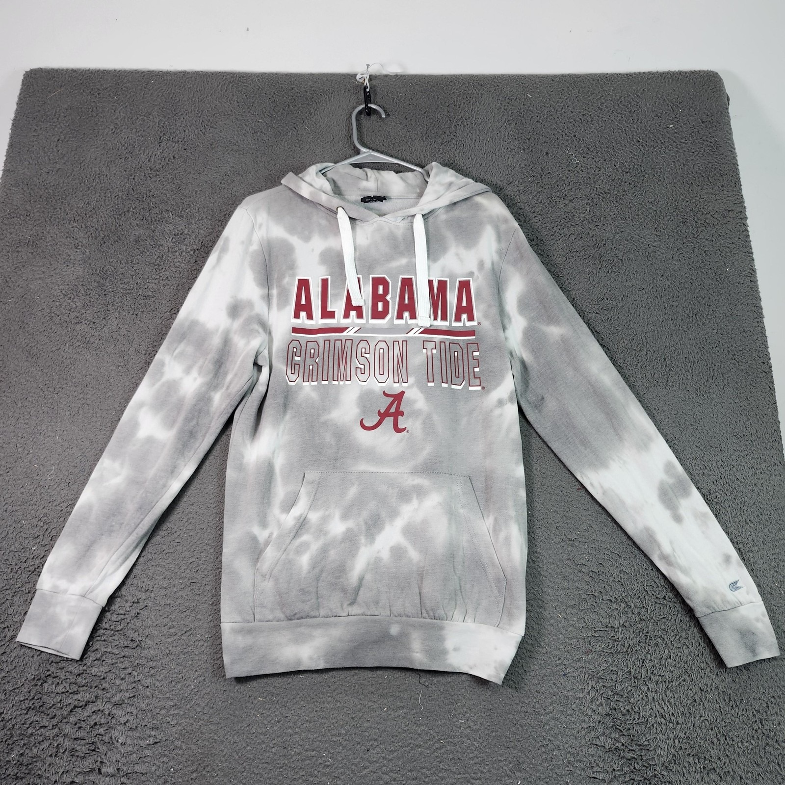 Alabama Crimson Tide Sweatshirt Hoodie Mens Small Gray Ncaa Football Colosseum